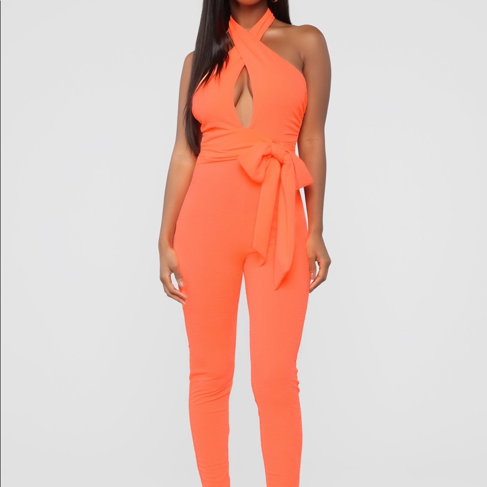 Fashion Nova halter jumpsuit